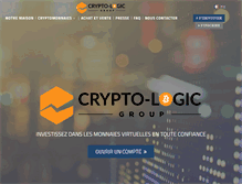 Tablet Screenshot of crypto-logic.com